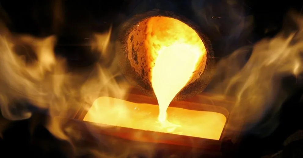 Metodos de fundición del oro