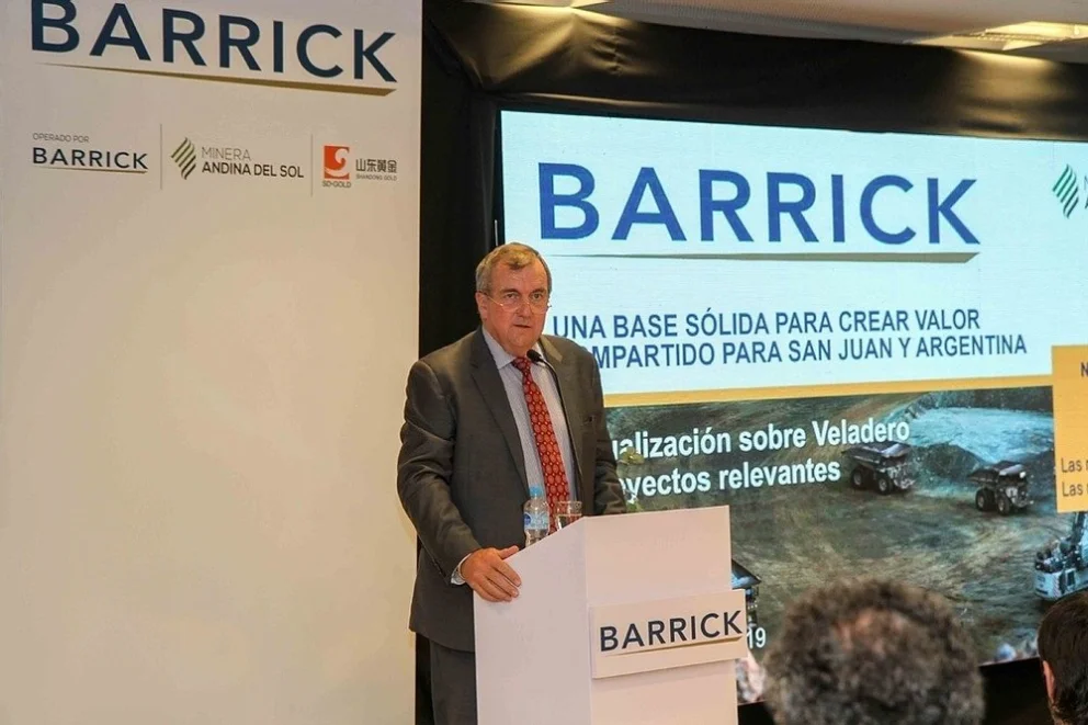 Barrick rendimiento oro