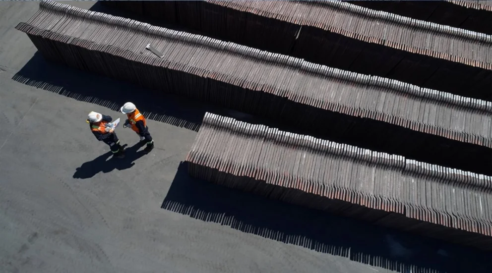 Cobre Glencore producción