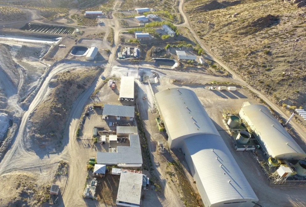 El mineral de Hualilan en Ullum debe llegar a las instalaciones de Casposo (foto) en Calingasta.