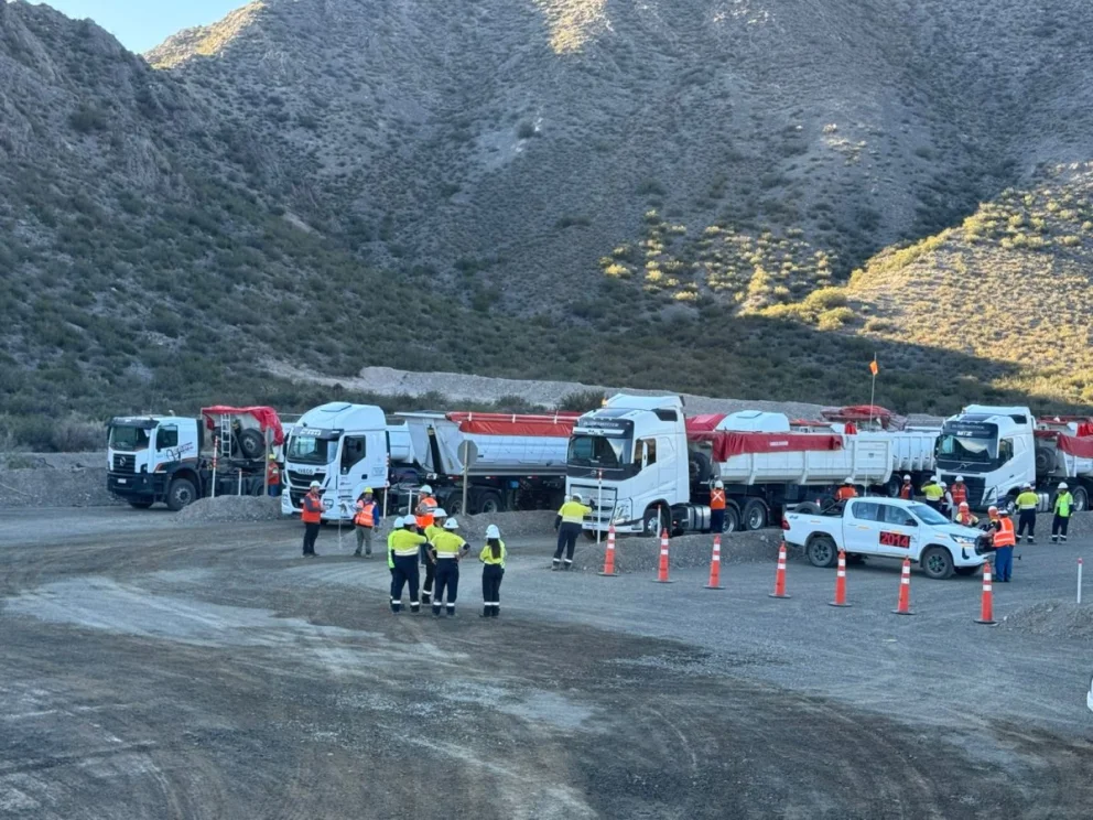 Hecho histórico en Hualilan que procesará el mineral en Casposo.