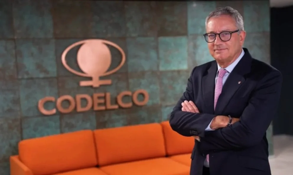 Bernardo Fontaine, presidente del directorio de la estatal Codelco