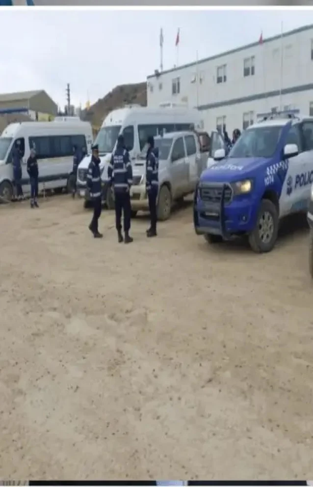 La Policia santacruceña durante los operativos